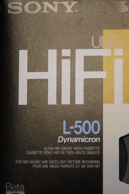 Sony HiFi L-500 Dynamicron UHG Beta videoband.