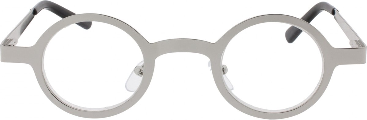 Noci Eyewear ICC338 The Doc Leesbril +3.00 - Zilverkleurig metaal