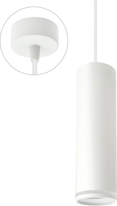 Spectrum - Lampe à suspension LED MADARA RING - 1x Raccordement GU10 - Blanc mat