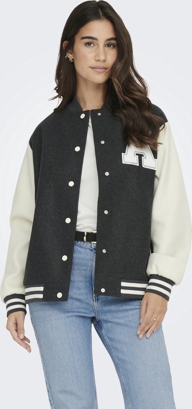 ONLY Onladel Life - Bomber Oversized CC OTW Femme - Veste Tendance Automne Décontractée Et Confortable