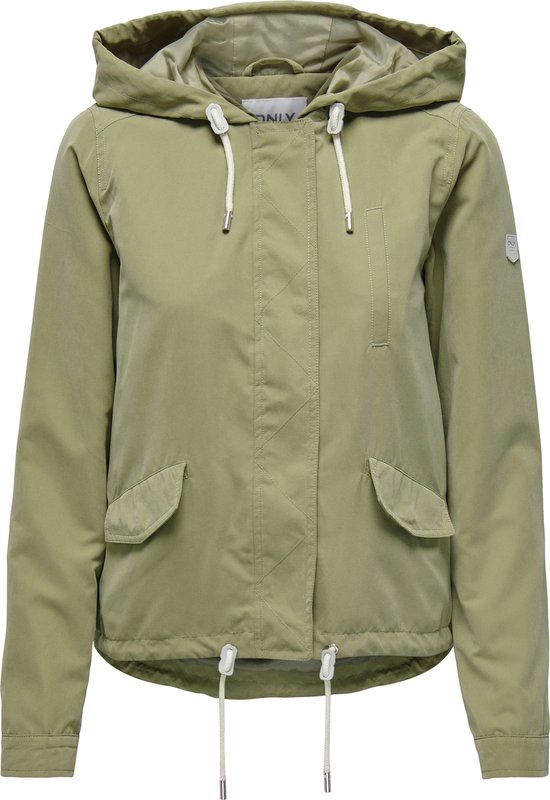 ONLY ONLSKYLAR HOOD SPRING JACKET CC OTW Dames Jas - Aloe
