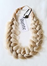 Dante Braid Messy - Vlecht haarband met aanpasbare strap voor kinderen en volwassenen - kleur: 116 Golden Brown-Blond mixed
