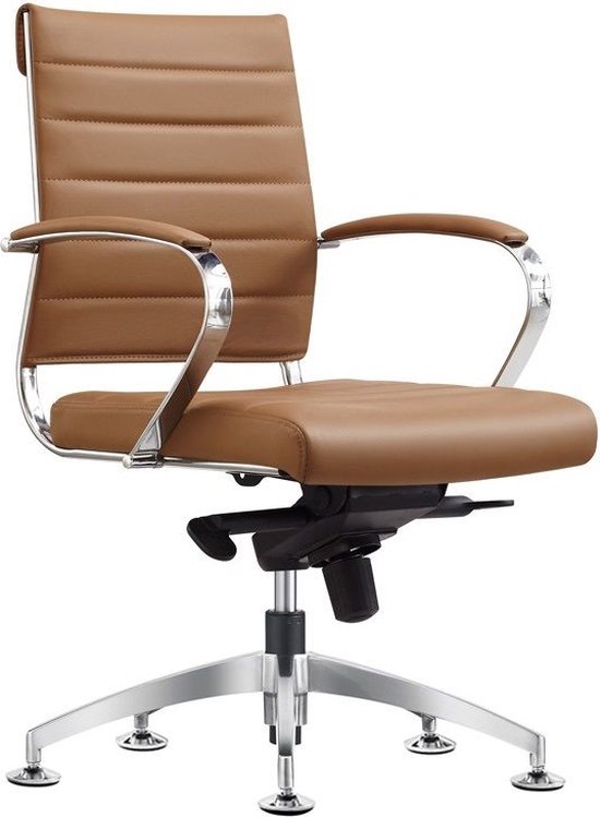 Sedero Conference chair Cádiz Cognac - Cuir - Chaise de salle à manger - Chaise de bureau