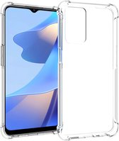 iMoshion Hoesje Geschikt voor Oppo A16 / A16s / A54s Hoesje Siliconen - iMoshion Shockproof Case - Transparant