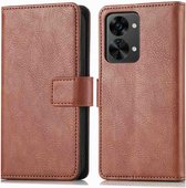 Coque OnePlus Nord 2T iMoshion Luxe Booktype - Marron