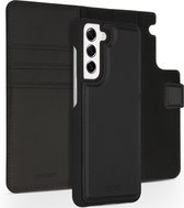 Accezz Hoesje Geschikt voor Samsung Galaxy S21 FE Hoesje Met Pasjeshouder - Accezz Premium Leather 2 in 1 Wallet Bookcase - Zwart