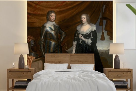 Behang - Fotobehang Prince Frederik Hendrik and his wife Amalia van