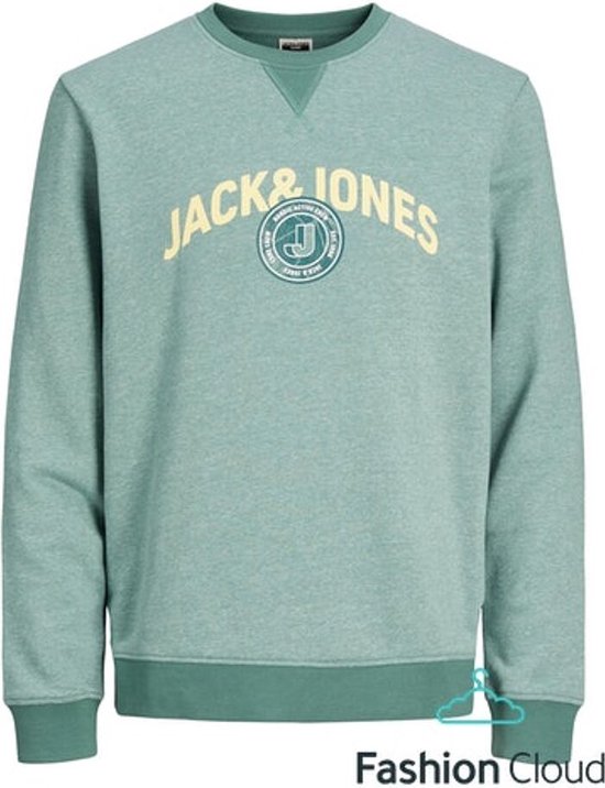 JACK & JONES Jorbrink Sweat – Felpa Uomo In Misto Cotone, Collo Tondo, Vestibilità Comoda