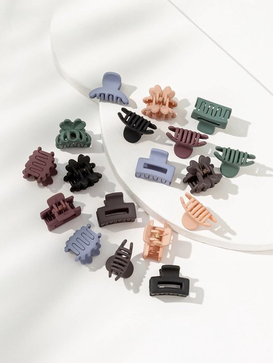 Marinjoc Haarknipjes Haarklemmetjes Mini Haarknipjes 18 stuks