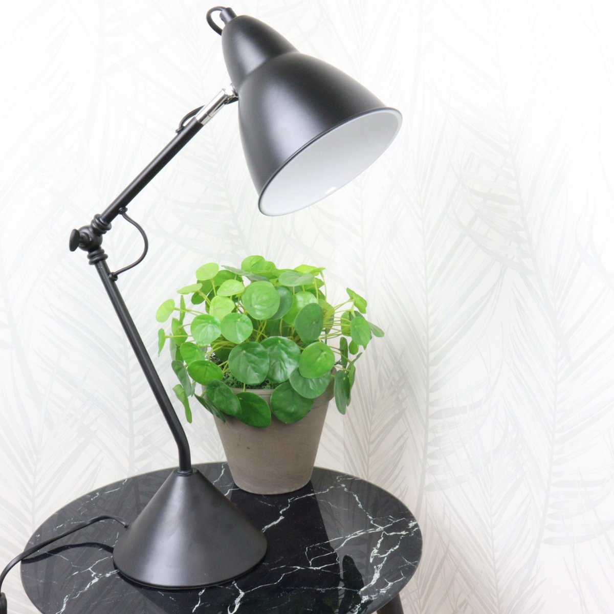 Orange85 Bureaulamp - Zwart - Verstelbaar - Metaal - Retro - 25x15x62cm