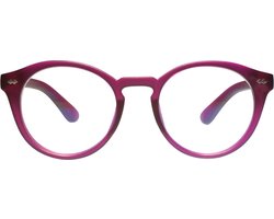 Noci Eyewear KFI340 +2.00 Jamie BlueShields Leesbril - blauw licht filter lens - Framboos