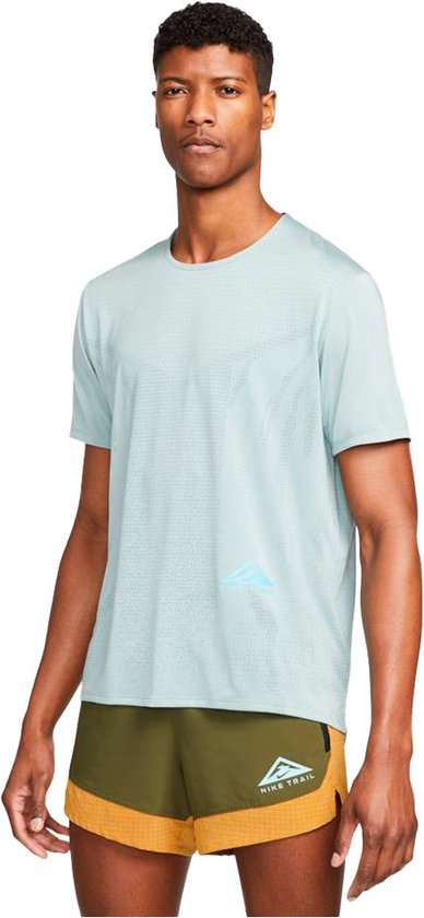 NIKE Dri Fit Rise 365 Trail T-shirt à manches courtes Homme Blauw - Taille  S | bol