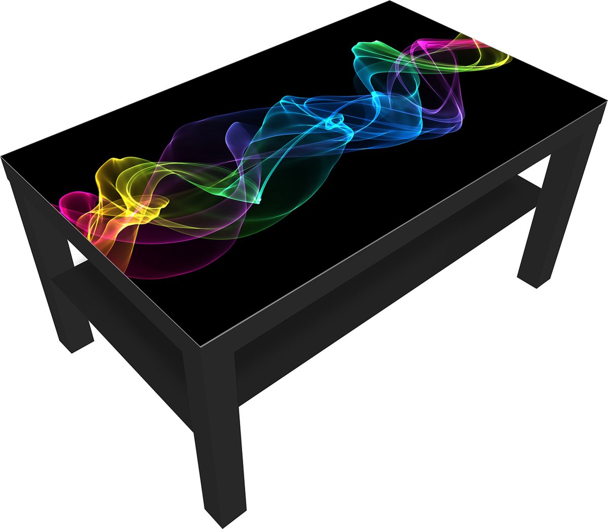 IKEA LACK Table basse Plateau en Verres 90x55cm Table d'appoint Salon Table...