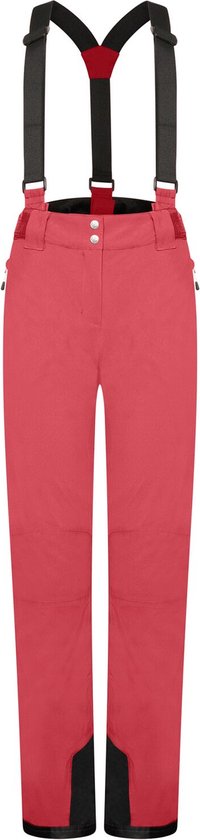 Willit Waterdichte wandelbroek voor dames, thermische fleece gevoerde winterwandelbroek, ski-, sneeuwsoftshellbroek, Blauw, XL