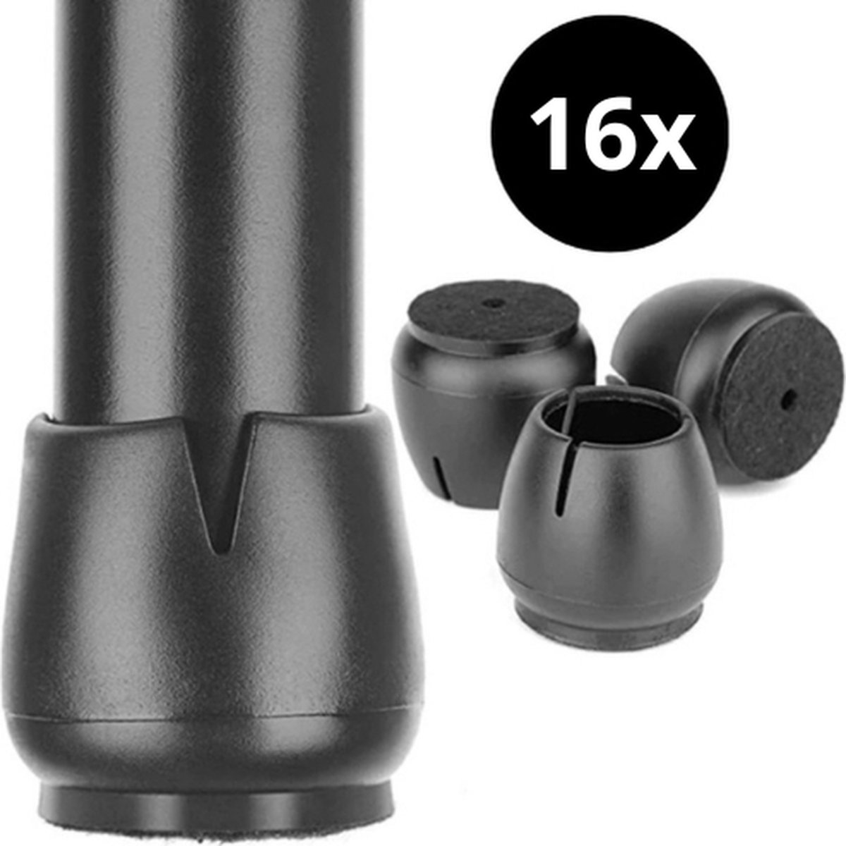 Plastic stoelvoet U-vormige vloerglijders tubing caps cover 12 mm dia zwart voor stalen buisstoelen (Pack van 100 Plastic stoelvoet U-vormige vloerglijders tubing caps cover 12 mm dia zwart voor stalen buisstoelen (Pack van 100