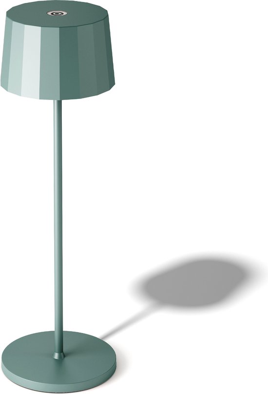 KS-Verlichting - Tafellamp met accu - Oplaadbaar en dimbaar - Moderne Touch  lamp groen... | bol.com