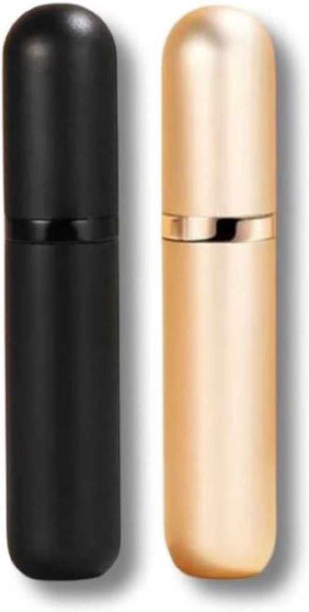 LOTIS - Amsterdam - Luxe parfum verstuiver navulbaar - Elegant Black / Gold Combi
