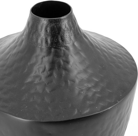 Vase métal buse noir