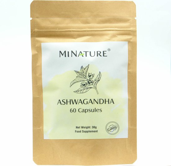 Ashwagandha Capsules Stuks Mg Poeder Van Ashwangandha Withania Somnifera Per Bol