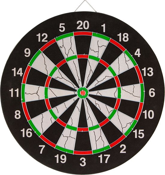 Faver Dartbord Set - Flock II - Incl. 6 dartpijlen - diameter 45 cm van Faver — afbeelding 3