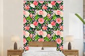 Papier peint - Papiers Papier peint photo Fleurs - Couleurs - Roses - Largeur 195 cm x Hauteur 300 cm