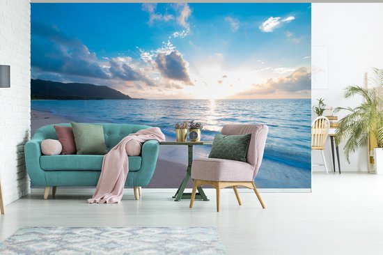 Papier peint - Papier peint photo Plage - Mer - Coquillage - Largeur 600 cm x hauteur 400 cm