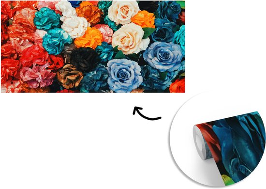 Papier peint - Papier peint photo Wallpaper Wall - Roses - Abstrait - Largeur 430 cm x hauteur 240 cm