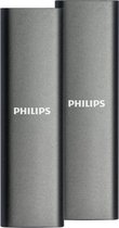 Philips Portable Externe SSD 1TB Duo Pack (2x 1TB) - Ultra Speed USB-C - USB A 3.2, Read 540MB/s - Write 520MB/s - Windows/ macOS/ Game console