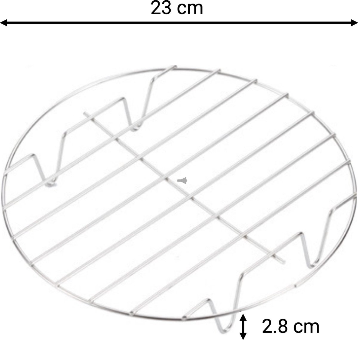 YUGN Grille De Four Ronde Inox - Grille Micro Ondes Ronde - Grille