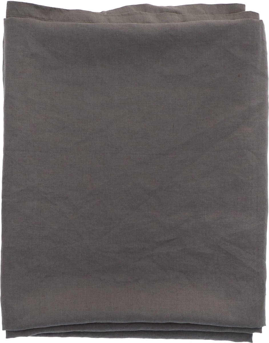 Tell me More - Tafellaken linnen dark grey 160x330cm - Tafellakens