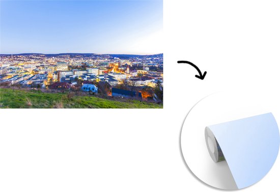 Behang - Fotobehang Stadsgezicht van Stuttgart - Breedte 600 cm x hoogte 400 cm