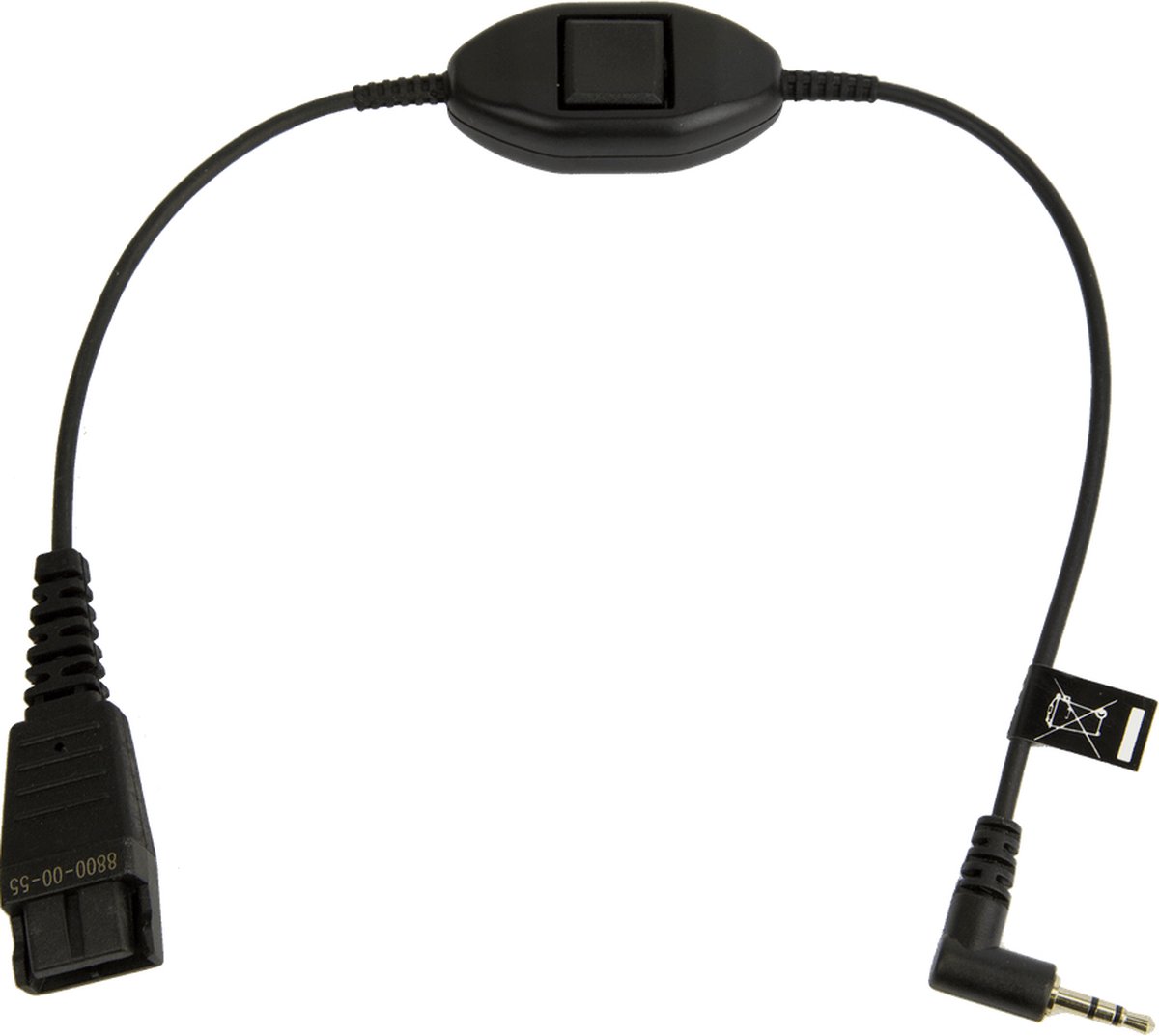Jabra kabeladapters/verloopstukjes QD Cord w. PTT