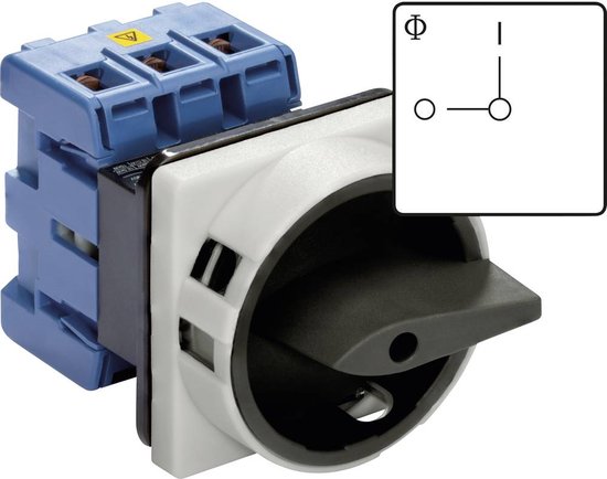 Kraus & Naimer KG32B.T103/01.E Interrupteur sectionneur 32 A 1 x 90 ° Zwart 1 pièce