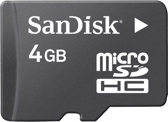SanDisk MicroSD kaart 4 GB | bol.com