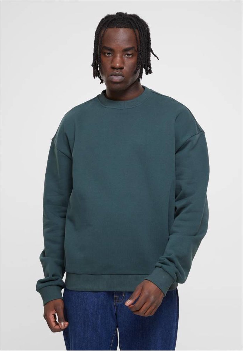 Urban Classics Ultra Heavy Crewneck sweater/trui M Groen