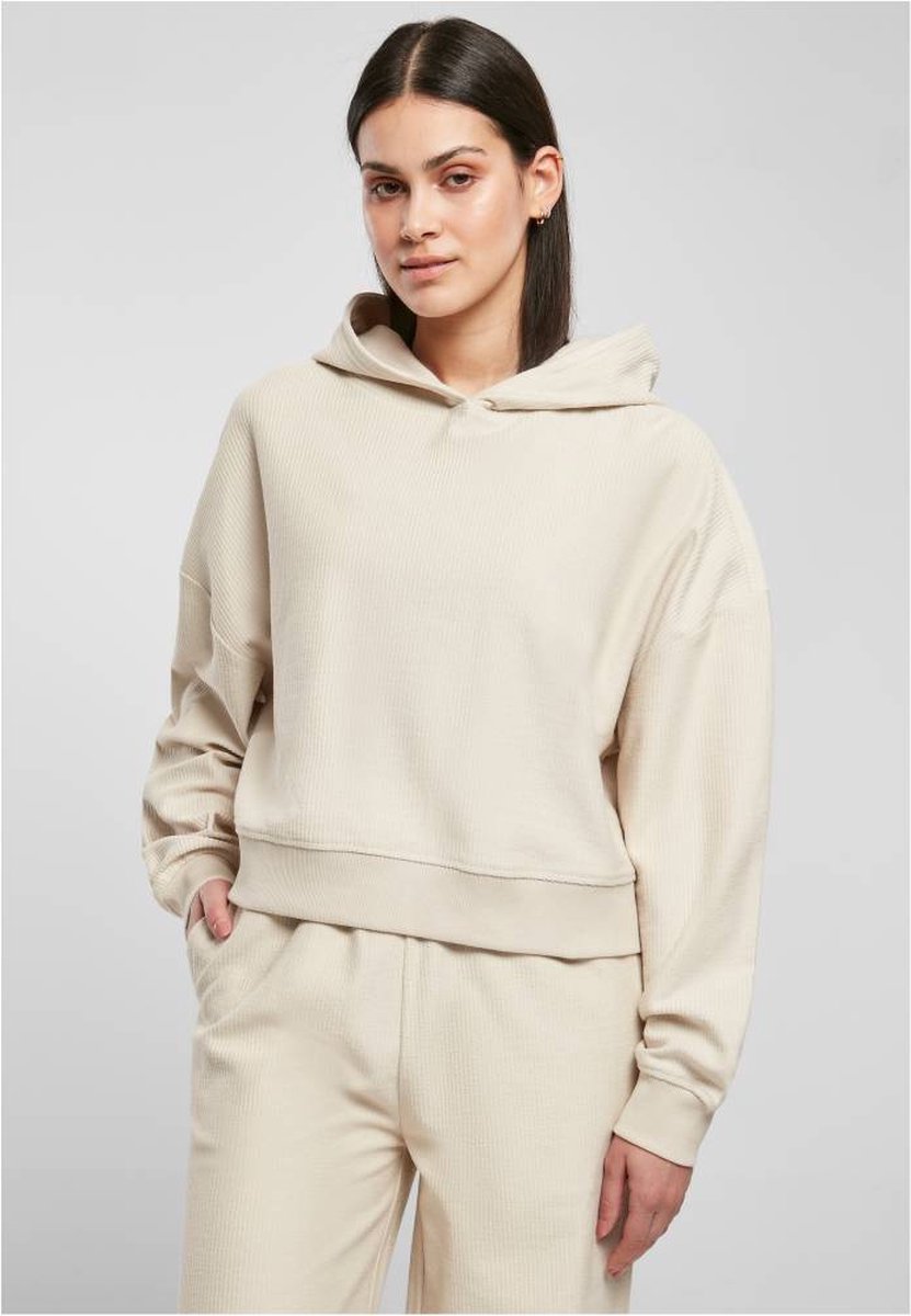 Urban Classics Hoodie/trui -5XL- Oversized Short Rib Groen
