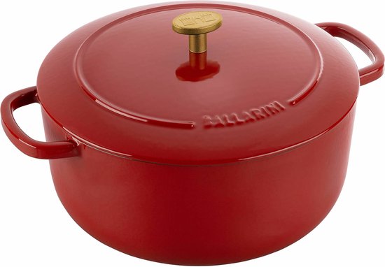 BALLARINI Bellamonte Cocotte 26 cm / 5,5 l, Rond, Rood – Bellamonte – BALLARINI