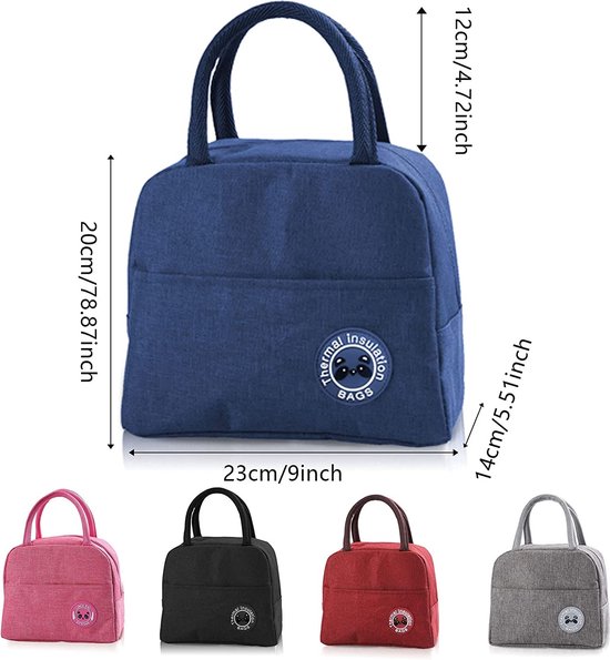 Geïsoleerde Lunchtas voor Dames met Laptopvak voor Werk en Studie Geïsoleerde Lunchtas voor Dames met Laptopvak voor Werk en Studie