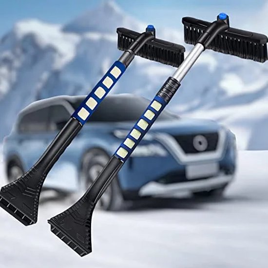 3-in-1 autoreinigingsborstel, ijskrabber sneeuwborstel, afneembare