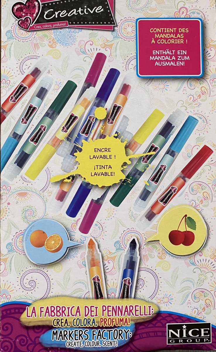 Nice Group - Creative Markers Factory - Inclusief Mandala's - Markers - Knutselpakket