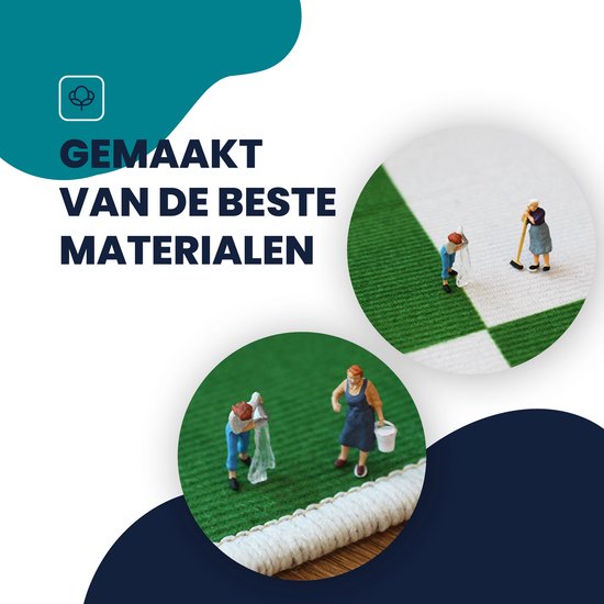 MIRO® Speel Tapijt Voetbalveld - Voetbal Tapijt - Kinderen - Speelmat - Vloerkleed - Speelkleed - Kinderkamer - Anti Slip - XL - 120 x 160 CM - Voetbal van Mi — afbeelding 4
