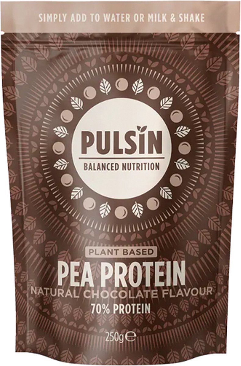 Pulsin | Protein Powder | Chocolate Flavoured Pea | 1 x 250 gram