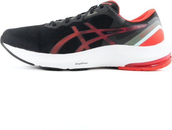 Asics Hardloopschoenen Heren model Gel-Pulse 13 - Zwart/Rood - Maat 49