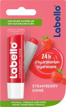 Labello Lippenbalsem Fruity shine strawberry blister (5.5ml)
