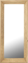 PTMD Chevar Natural oak wood mirror rectangle S