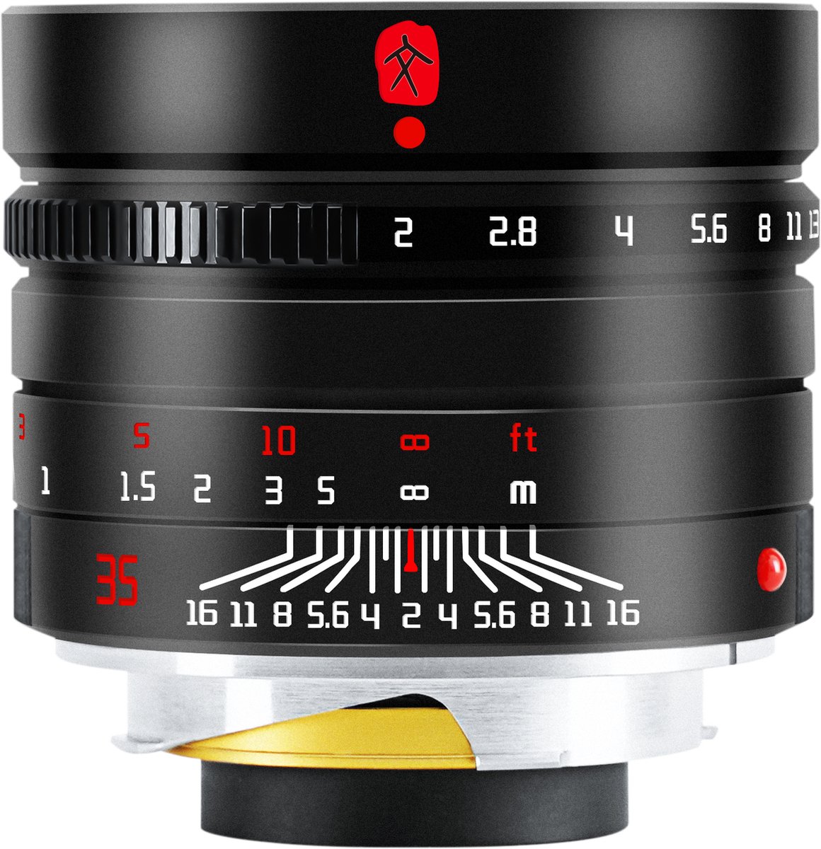 7artisans - Cameralens - M-35mm F2.0 WEN voor Leica M-vatting, zwart