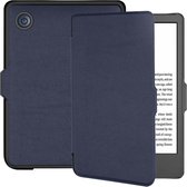 Hoesje geschikt voor Kobo Clara 2E E-reader - iMoshion Slim Hard Case Bookcase - Ook geschikt voor Tolino Shine 4 - Donkerblauw