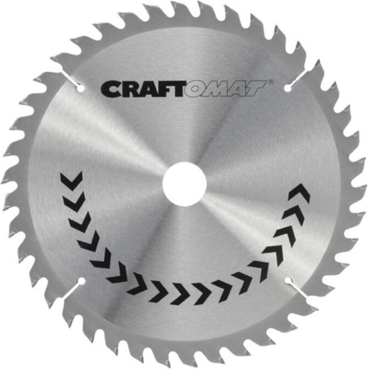 Craftomat Cirkelzaagblad HM/CT – Ø 250 x 30 mm – 42 Geharde Tanden – Universeel Hout & Kunststof