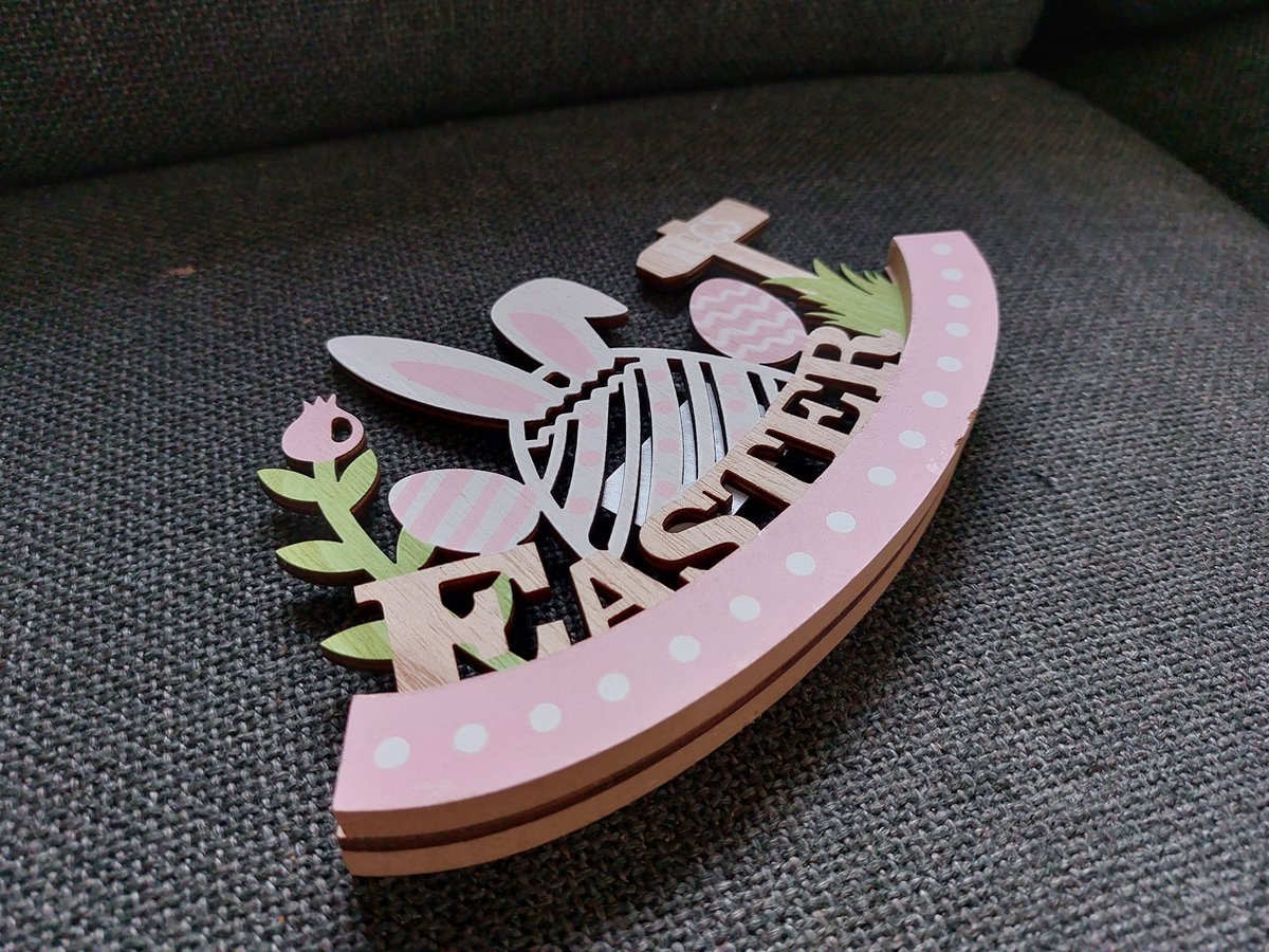 Houten Konijnen Met Zonnebril En Mand Natuur Paasdecoratie Konijnenfiguur Met Plantenmand Lentedecoratie 2st