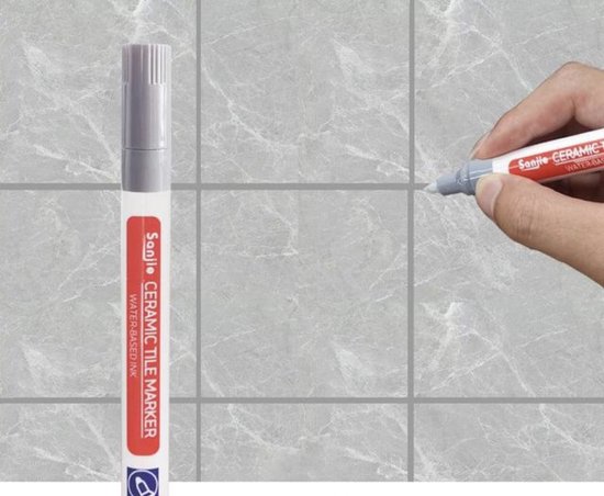 Stift Voor Voegen Lichtgrijs - Voegen Marker - Lichtgrijze Voegen